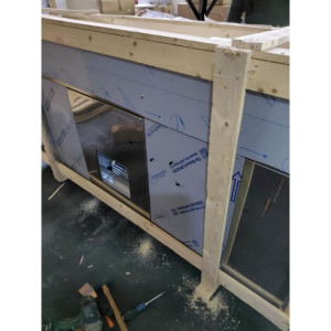 Hotte Snack Complète 900 - Längd 1600 - Motor, Led och Variator - Dynasteel