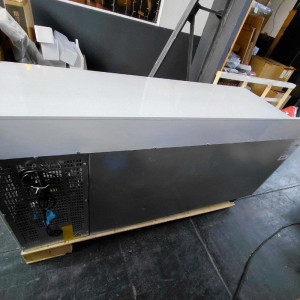 3-Door Refrigerated Table GN1/1 - Depth 700 with Backsplash - Dynasteel