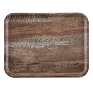 Rectangular Tray Madeira - Dark Oak - 280 x 200 mm - Cambro