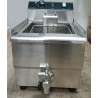 Professional Deep Fryer 13L with Stainless Steel Drain - Dynasteel
