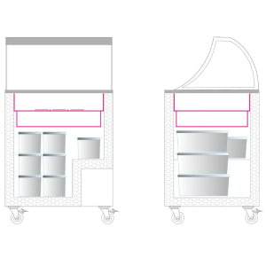 Jäätelöpakastin - 296 L - TEFCOLD