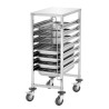 Chariot Gastronorm 7 tasoa GN1/1 Barstcher