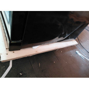 Arrière-Bar Réfrigéré Skinplate - 3 Portes Vitrées Coulissantes - 328 L - Dynasteel