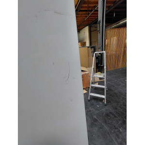 Vit kylskåp med ventilation - 600 L - Renoverad