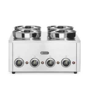 Bain-Marie for Sauce - 4 x 4 L - HENDI