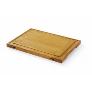 Presentationsbräda i Ek - 370 x 370 mm - HENDI