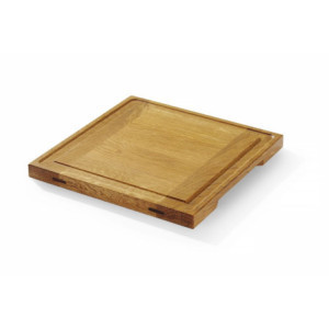 Esittelylauta tammesta - 270 x 270 mm - HENDI
