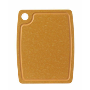 Leikkuulauta - Ruskea puukuitu - 370 x 275 mm - HENDI