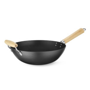 Wok med Trähandtag - ø 110 mm - HENDI