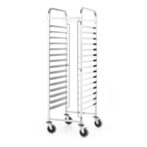 Vagn för brickor 15 nivåer - 600 x 400 mm - HENDI