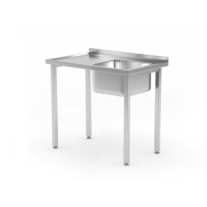 Plonge 1 Allas oikealle Kitchen Line - P 600 x L 800 mm - HENDI
