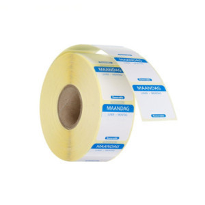 Étiquettes de Traçabilité Lundi - Rouleau de 1000 - HENDI