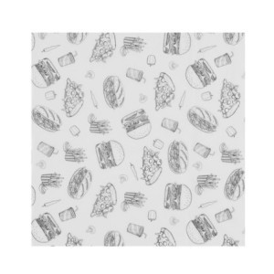 Ingraissable Paperi Hampurilaiset - 305 x 305 mm - HENDI