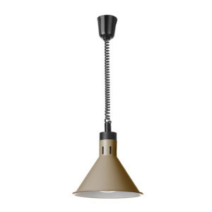 Lampe Chauffante Conique Réglable - Beige  - HENDI
