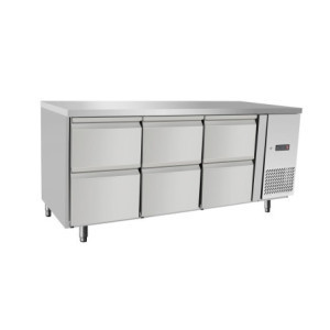 Réfrigérateur Comptoir 6 Tiroirs - 420 L - HENDI
