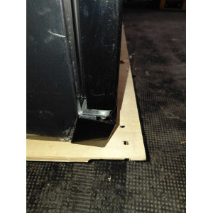 Skinplate-takabaari - 3 lasiovea - 328 L - Dynasteel