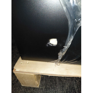 Bakre kylskåp Skinplate - 3 glasdörrar - 328 L - Dynasteel