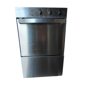 Professionell Glasdiskmaskin med Sköljmedels- och Diskmedelsdoserare - 35 x 35 cm - Renoverad