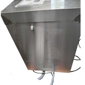 Ammattimainen astianpesukone huuhteluaineen ja pesuaineen annostelijalla - 40 x 40 cm - Dynasteel