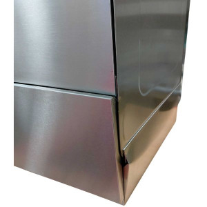 Ammattimainen astianpesukone huuhteluaineen ja pesuaineen annostelijalla - 40 x 40 cm - Dynasteel