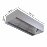Hotte Cubique 1100 LED Sans Moteur - Dynasteel Qualité Inox AISI 304