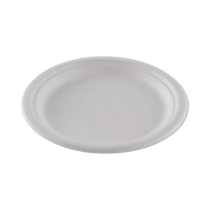Assiettes Rondes en Bagasse - 26,1 cm - Lot de 50 - FourniResto