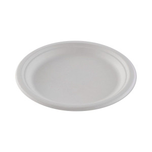 Pyöreät Bagasse-lautaset - 26,1 cm - 50 kpl - FourniResto