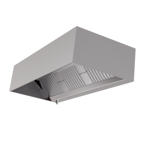 Hetta Cubique 1100 LED Utan Motor - Dynasteel Kvalitet Rostfritt Stål AISI 304