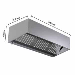 Varm kubisk 900 LED utan motor - Dynasteel KP 9/12L-LEDB-IMPEX