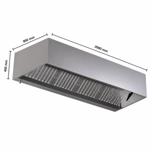 Hetta Kubisk Led 2000mm Utan Motor Dynasteel - Professionell Premium