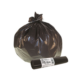 Soppåse - 100 L - Rulle med 25 påsar - FourniResto