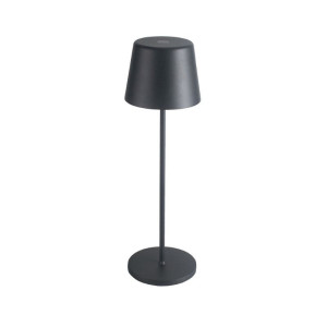 Svart LED-bordslampa - H 36 cm Renoverad