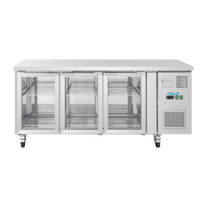 3-ovinen lasinen kylmäkaappi - 465 L - Polar
