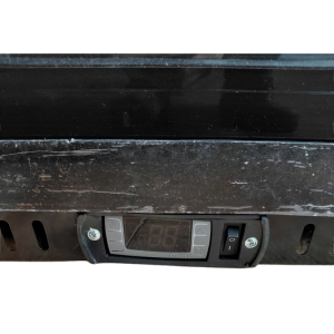 Skinplate-takabaari - 3 liukuvaa lasiovea - 328 L - Dynasteel