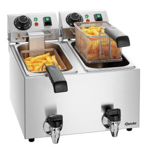 Friteuse Snack II Plus - 2 x 4 L Kunnostettu