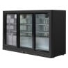 Refrigerated Back Bar 320 L 3 Sliding Glass Doors