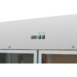 Armoire Réfrigérée Positive 2 Portes Vitrées GN2/1 - 1400 L