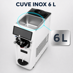 Softglassmaskin 16 L/h 1050 W - Dynasteel