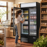 Dryckesskåp 736 L 2 Glasdörrar 2-8 °C R290
