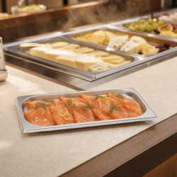 Bac Gastro GN 1/4 Inox 20 mm - 0,8 L | Dynasteel
