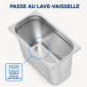 Bac Gastro GN 1/3 Rostfritt stål 200 mm - 7,5 L | Dynasteel