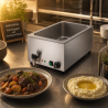 Bain-Marie Pro GN 1/1 20 L 1200 W Rostfritt stål med Avlopp