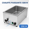 Bain-Marie Pro GN 1/1 20 L 1200 W Rostfritt stål med Avlopp