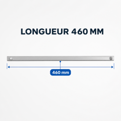 Pair of 460 mm Slides for Refrigerated Table