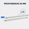Pair of 460 mm Slides for Refrigerated Table