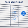 Grill för Saladette 560 x 330 mm — Plastbelagd hylla