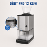 Sähköinen jäämurskain 12 kg/h 60 W ruostumaton teräs