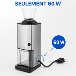 Sähköinen jäämurskain 12 kg/h 60 W ruostumaton teräs