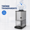 Sähköinen jäämurskain 12 kg/h 60 W ruostumaton teräs