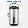 Isothermal Beverage Dispenser 7.5 L Stainless Steel AISI 304